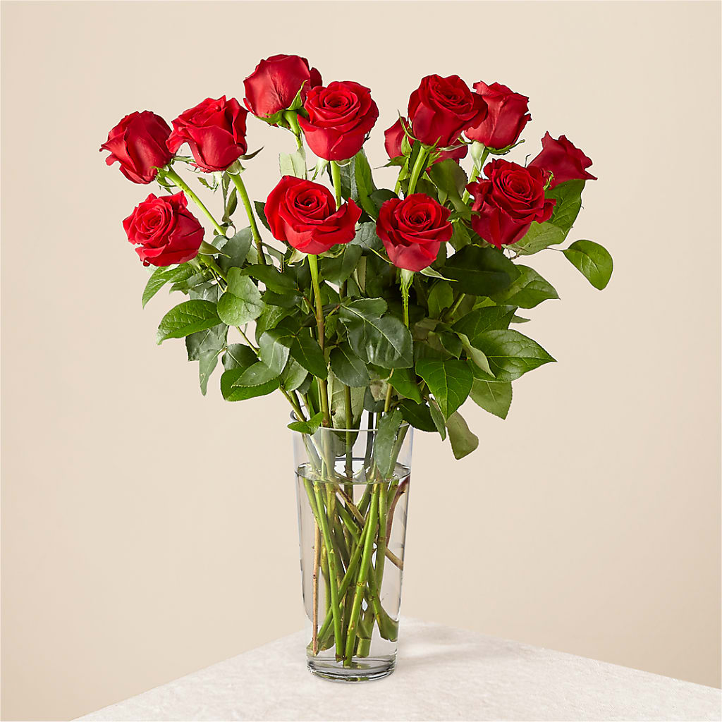 Long Stem Red Rose Bouquet – Vidor Florist, Vidor TX