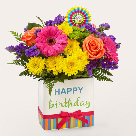 Birthday Brights Bouquet – Vidor Florist, Vidor TX
