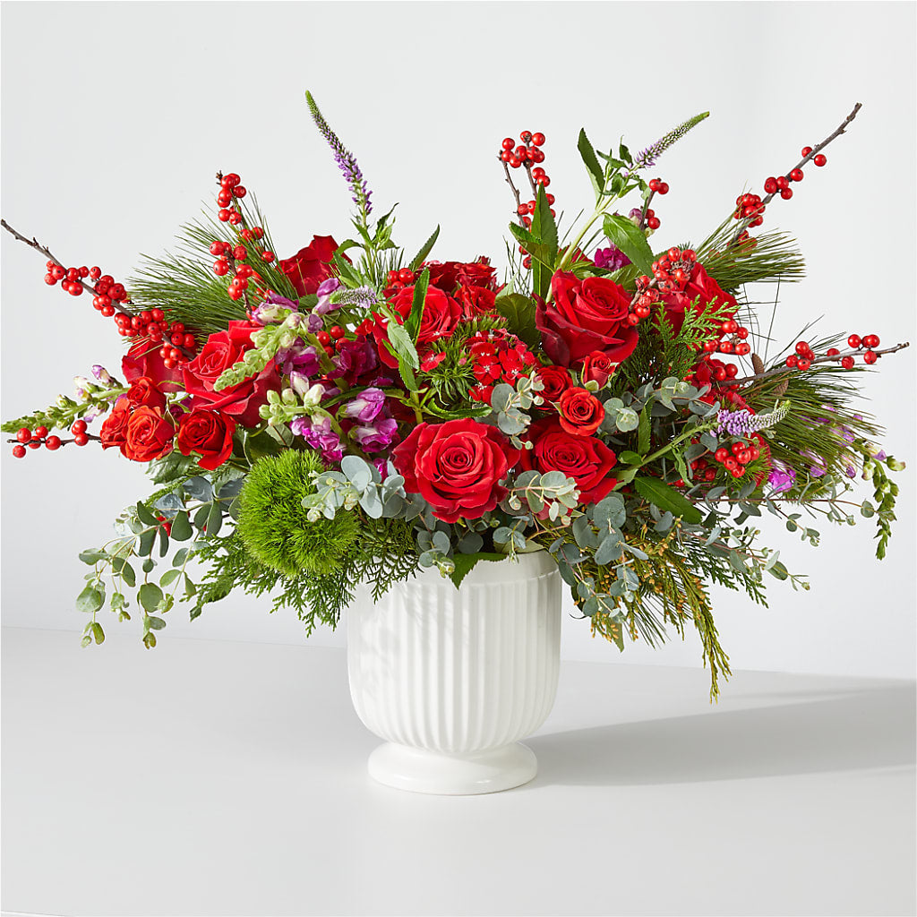 Big Red Bow Bouquet – Vidor Florist, Vidor TX