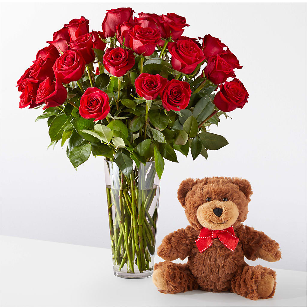 Romantic Long Stem Red Rose Bouquet Bundles – Vidor Florist, Vidor TX