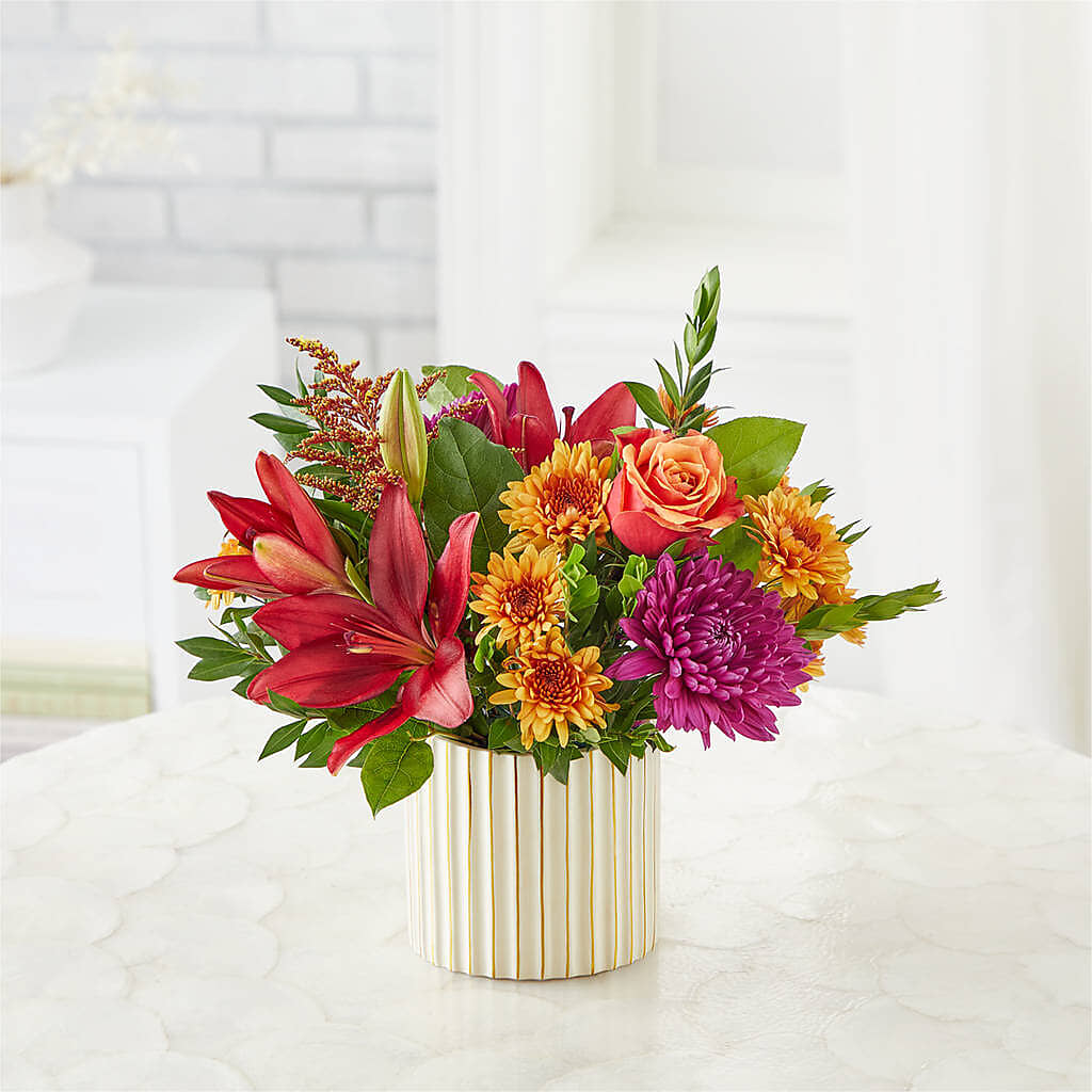 Burgundy Landscape Bouquet – Vidor Florist, Vidor TX