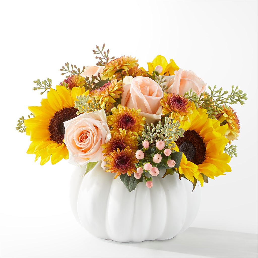 Pumpkin to Talk About Bouquet – Vidor Florist, Vidor TX