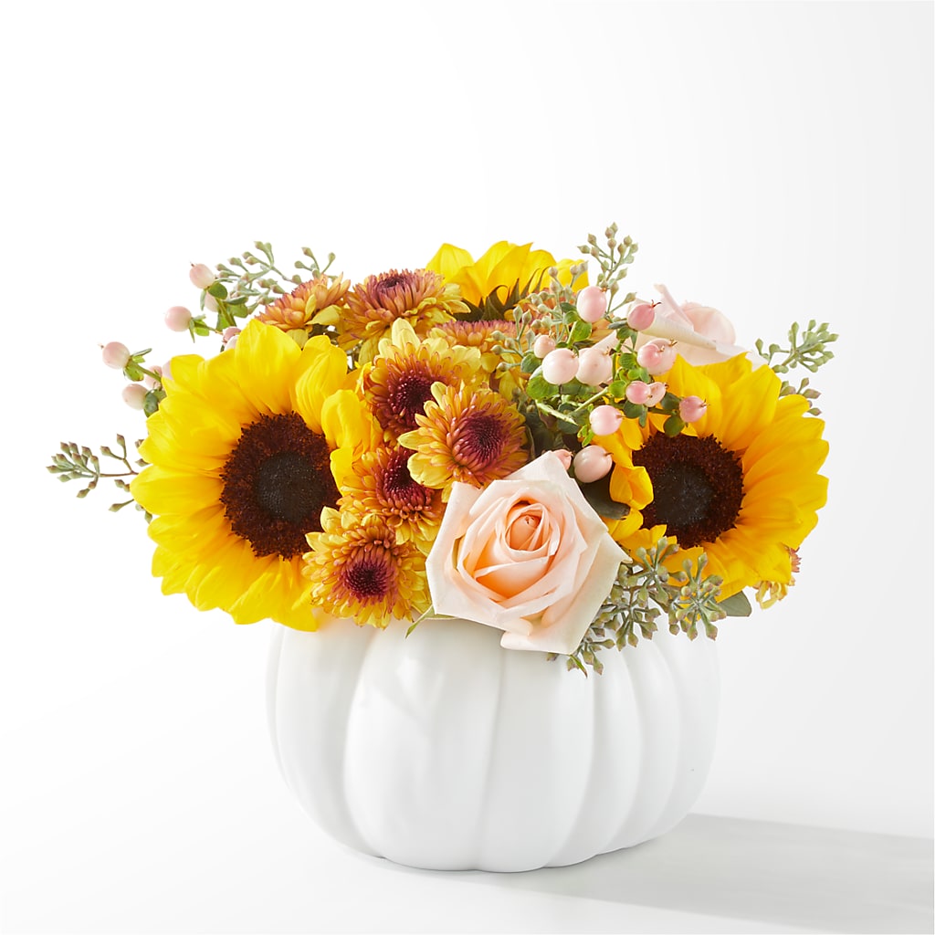 Pumpkin to Talk About Bouquet – Vidor Florist, Vidor TX