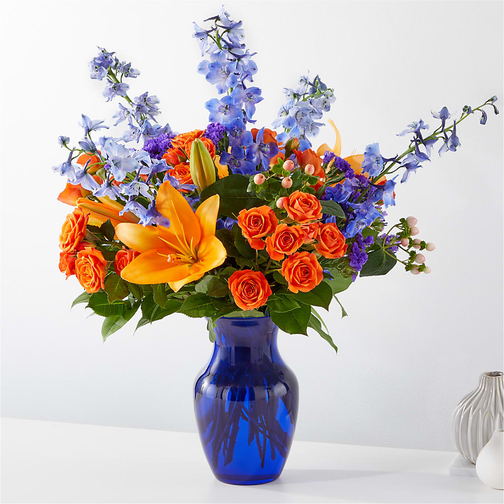 Radiant Citrus Bouquet – Vidor Florist, Vidor TX