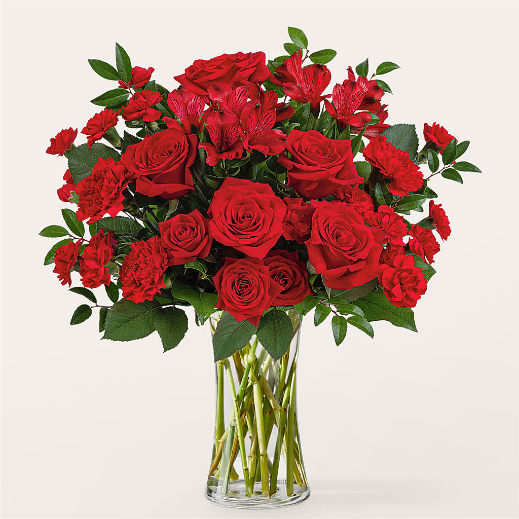 Brilliant Ruby Bouquet – Vidor Florist, Vidor TX