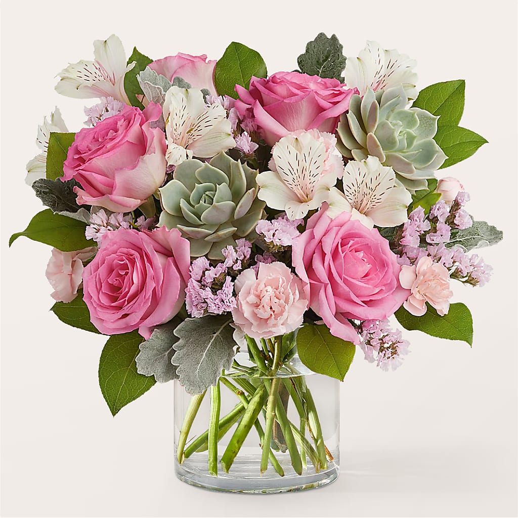Dusty Rose Bouquet – Vidor Florist, Vidor TX