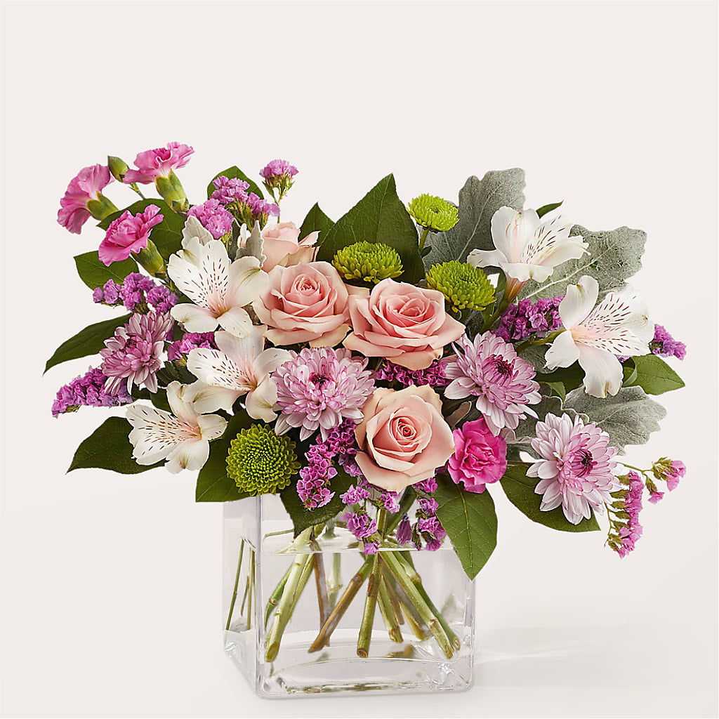 Pink Suede Bouquet – Vidor Florist, Vidor TX