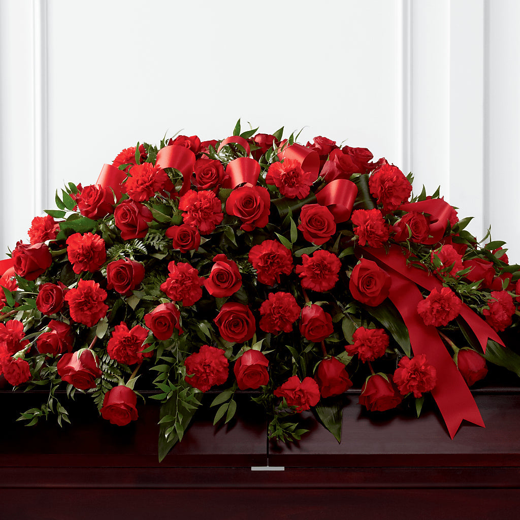 Tribute of Life Casket Spray – Vidor Florist, Vidor TX