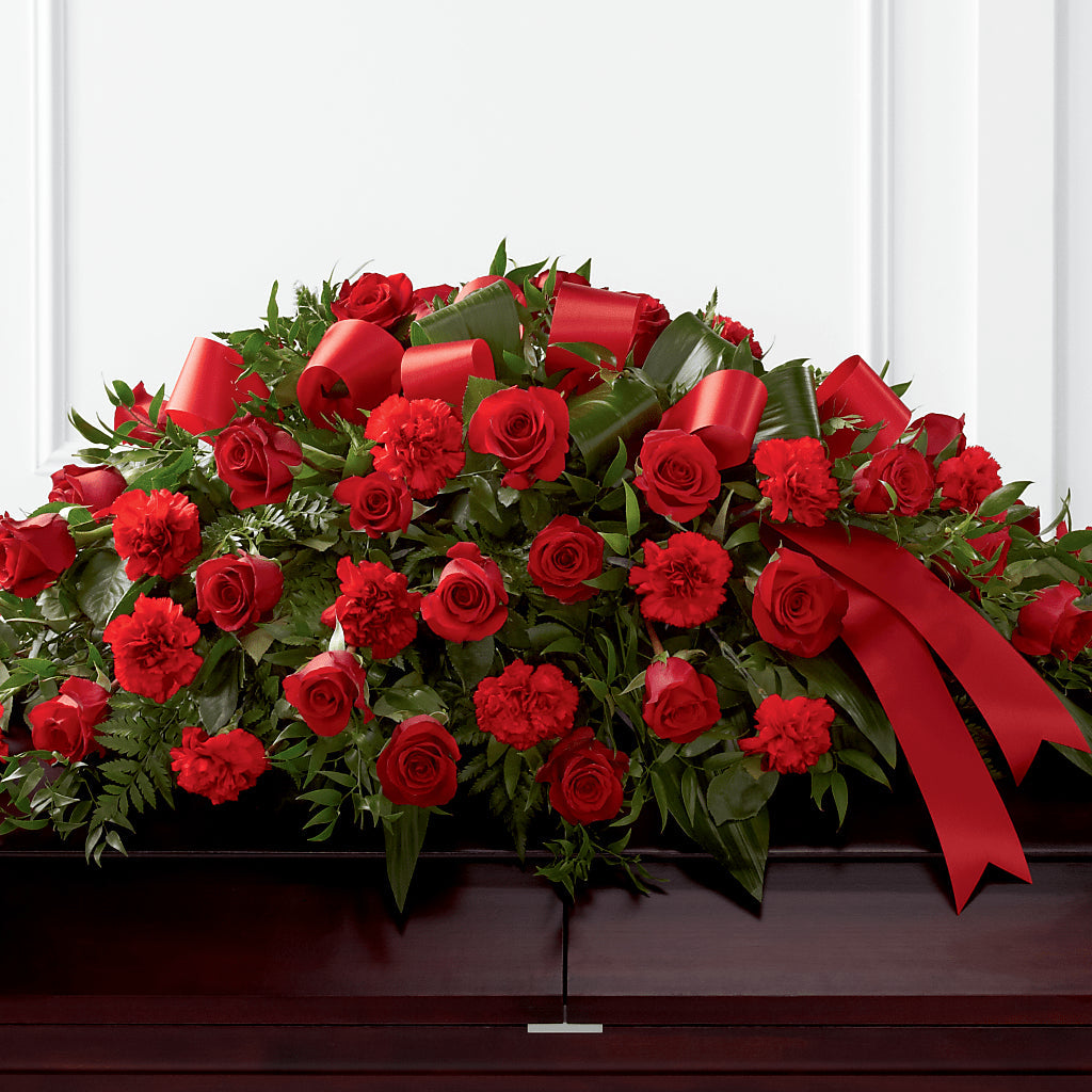 Tribute of Life Casket Spray – Vidor Florist, Vidor TX