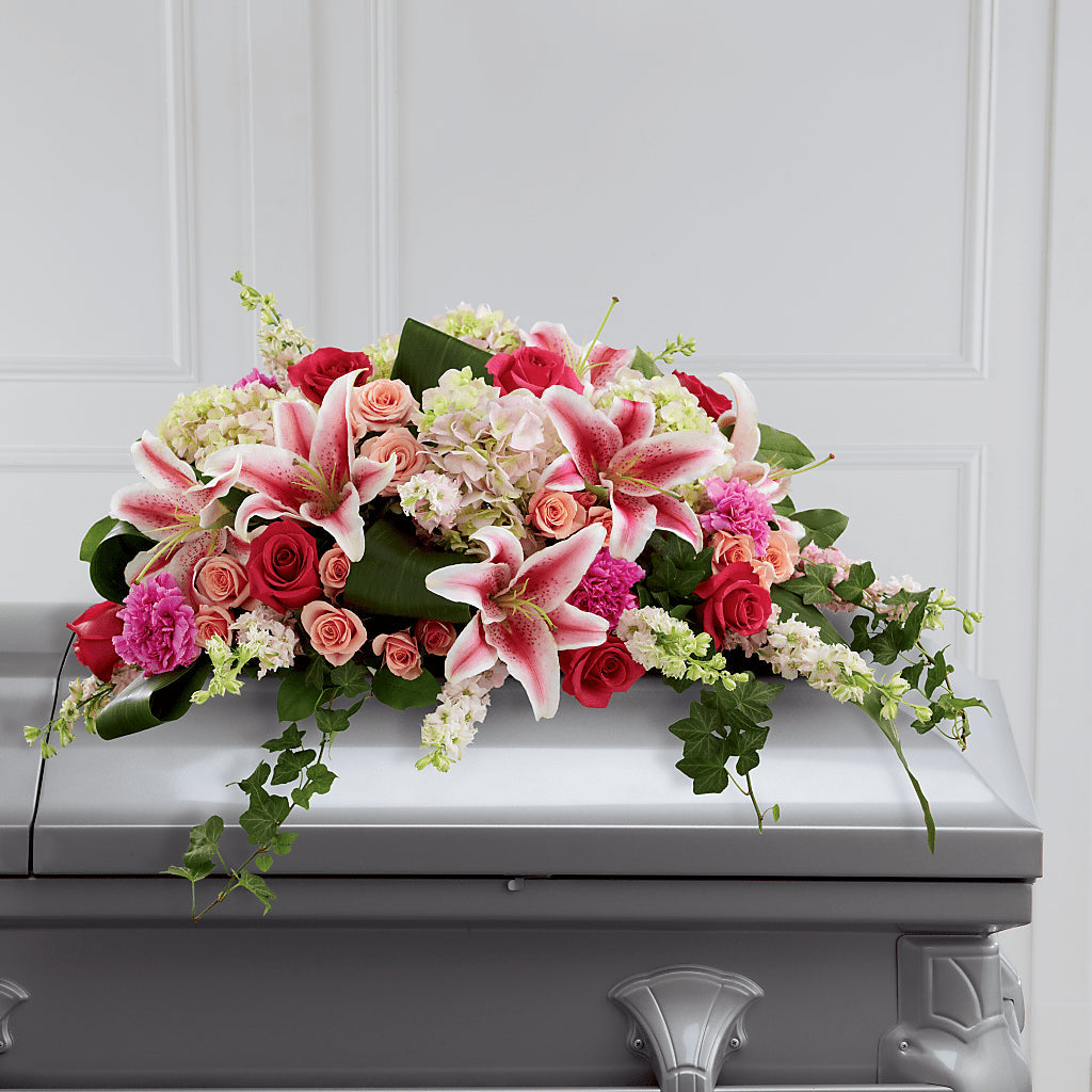 Splendid Grace Casket Spray – Vidor Florist, Vidor TX