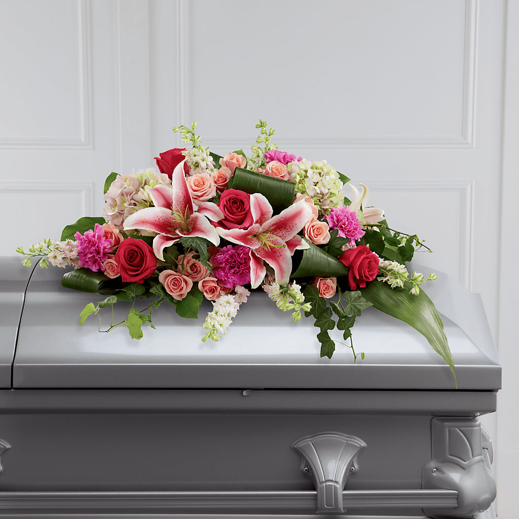 Splendid Grace Casket Spray – Vidor Florist, Vidor TX
