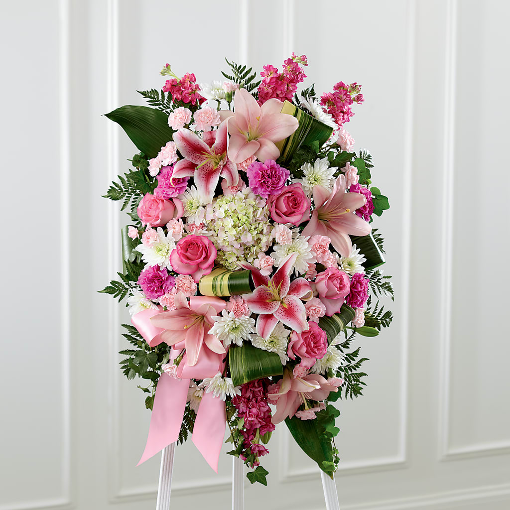 Comforting Standing Spray – Vidor Florist, Vidor TX