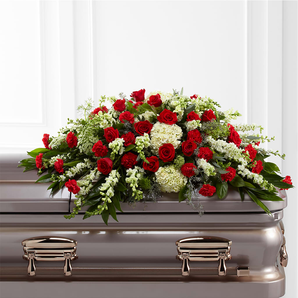 Sincerity Casket Spray – Vidor Florist, Vidor TX