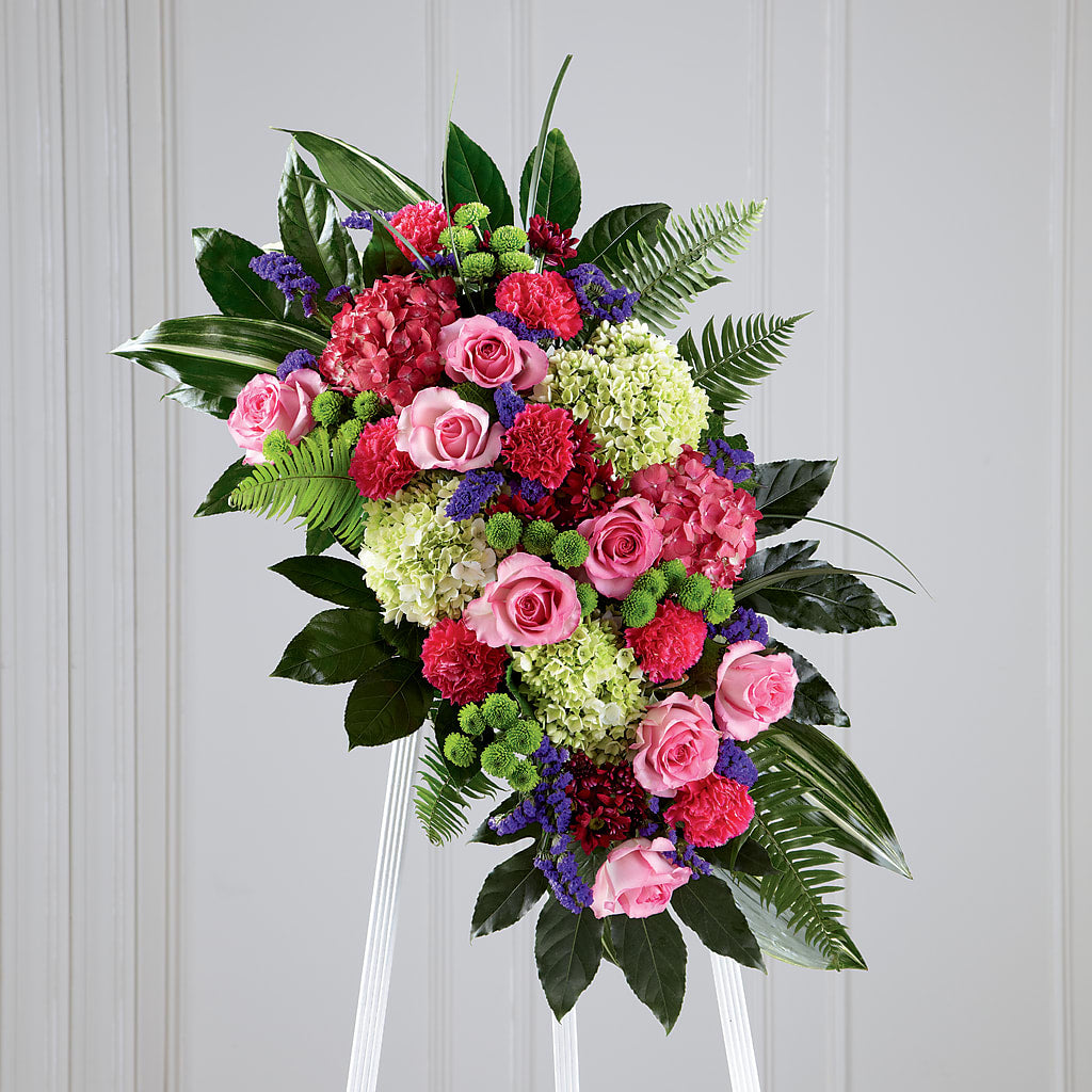 Refreshing Mix Standing Spray – Vidor Florist, Vidor TX
