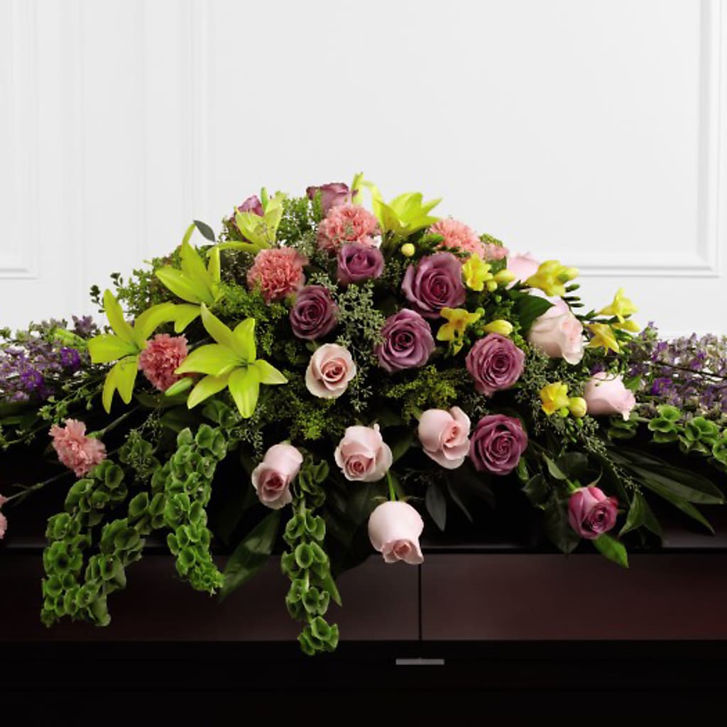 Forever Beloved Casket Spray – Vidor Florist, Vidor TX