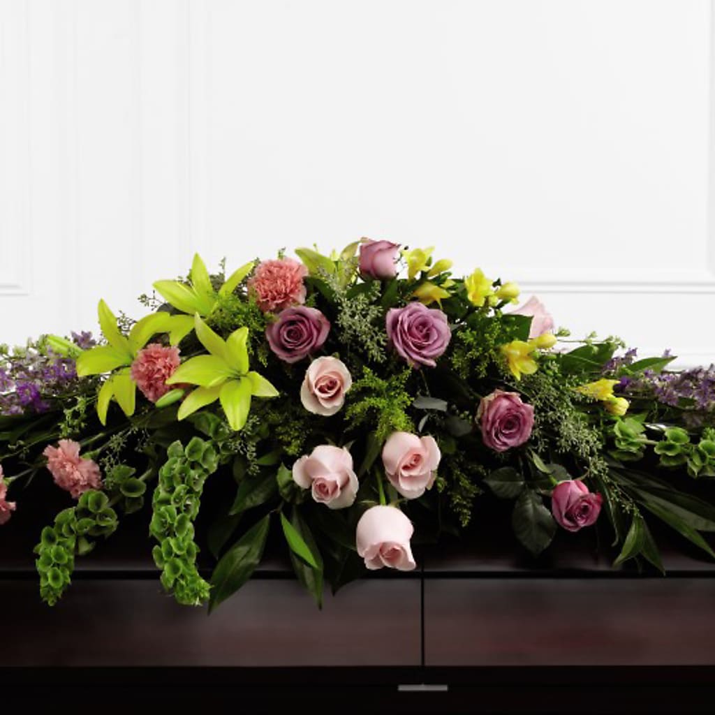 Forever Beloved Casket Spray – Vidor Florist, Vidor TX