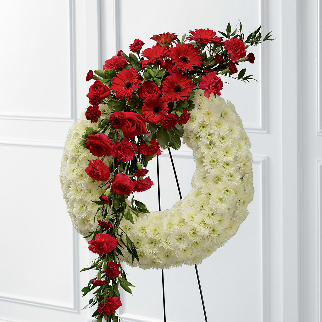 Graceful Tribute Wreath – Vidor Florist, Vidor TX