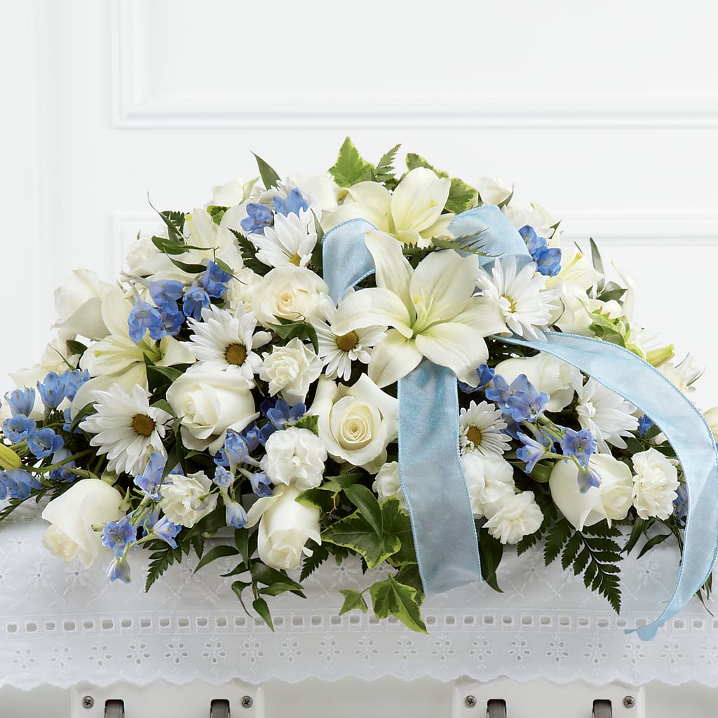 Tender Treasure Casket Spray – Vidor Florist, Vidor TX
