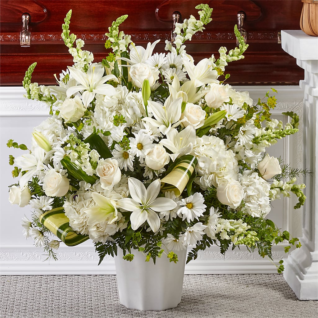 Thoughts of Tranquility Floor Basket – Vidor Florist, Vidor TX