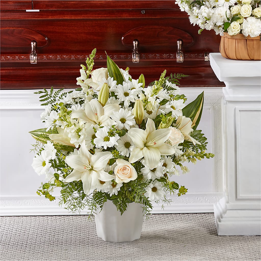 Thoughts of Tranquility Floor Basket – Vidor Florist, Vidor TX