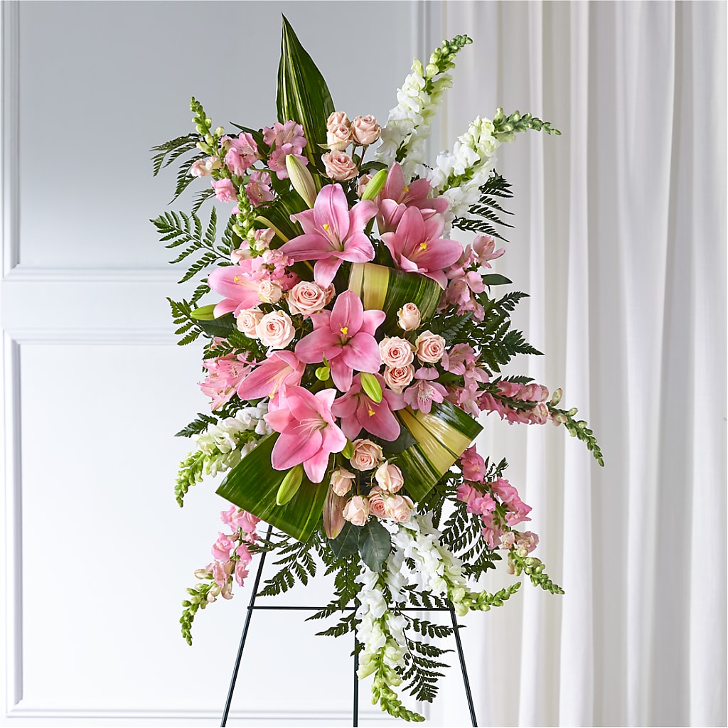 Elegant Embrace Standing Spray – Vidor Florist, Vidor TX
