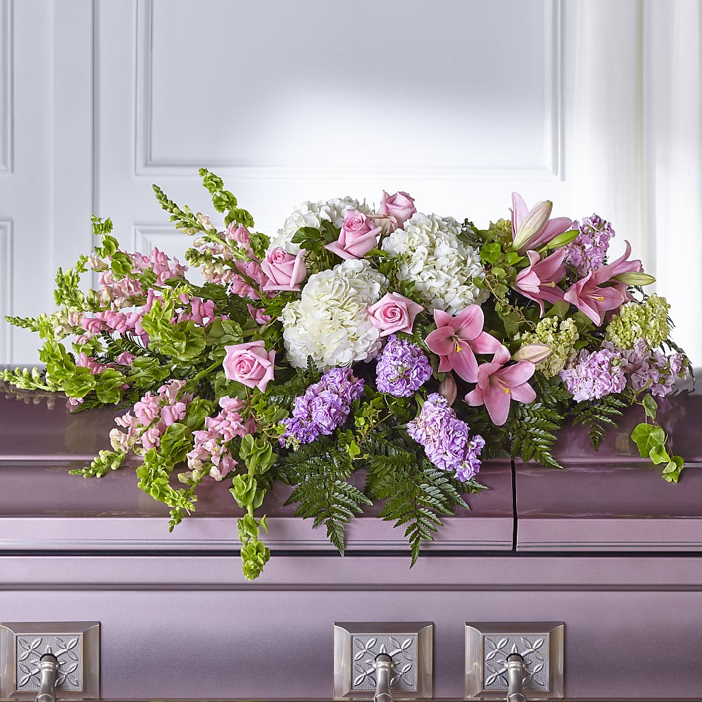 Life's Gratitude Casket Spray – Vidor Florist, Vidor TX
