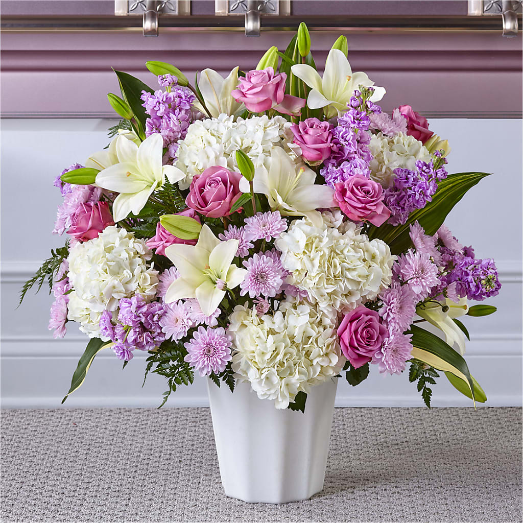 Heaven Sent Floor Basket – Vidor Florist, Vidor TX