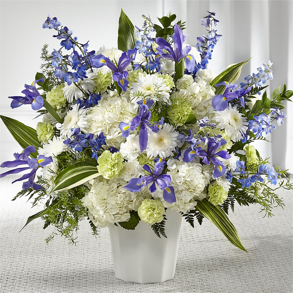 Soft Serenity Floor Basket – Vidor Florist, Vidor TX