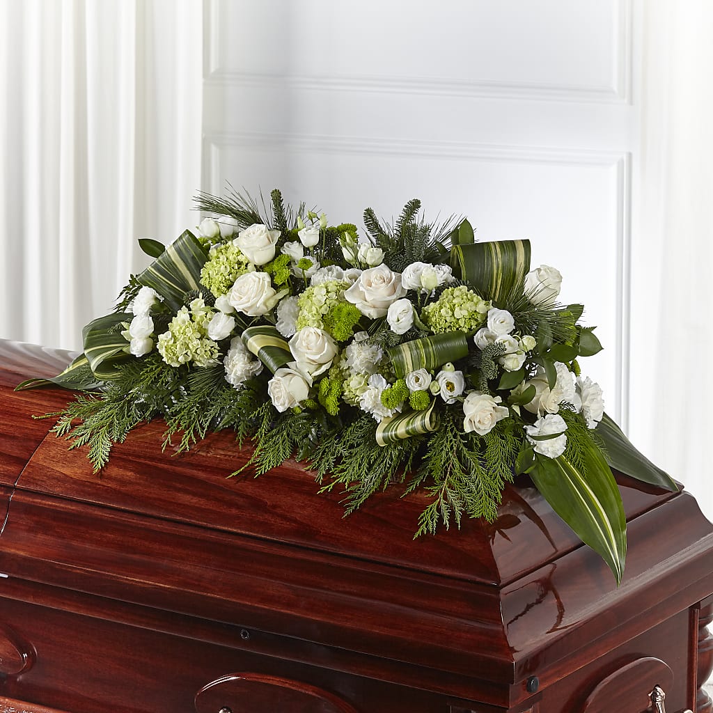 Hopeful Gesture Casket Spray – Vidor Florist, Vidor TX