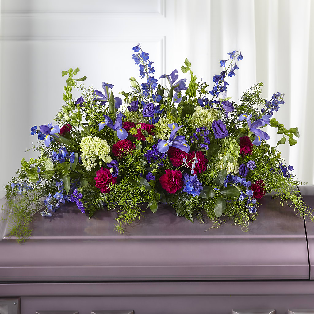 Always Treasured Casket Spray – Vidor Florist, Vidor TX