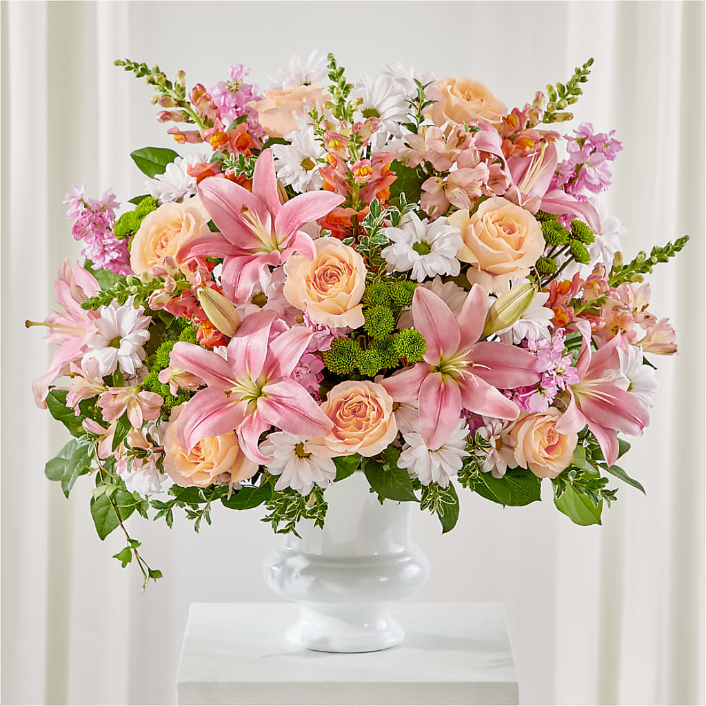 Heartfelt Gesture Urn Arrangement – Vidor Florist, Vidor TX