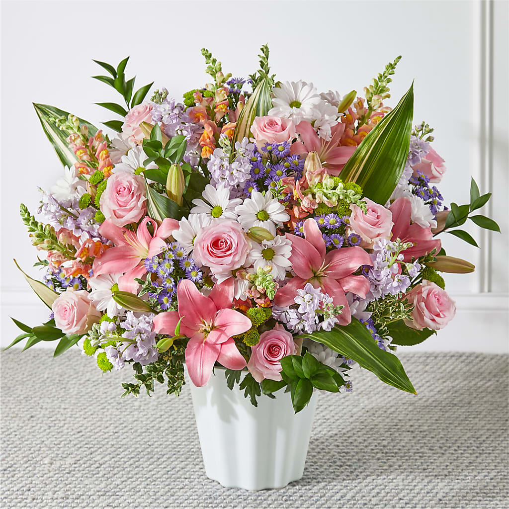 Abundant Compassion Floor Basket – Vidor Florist, Vidor TX