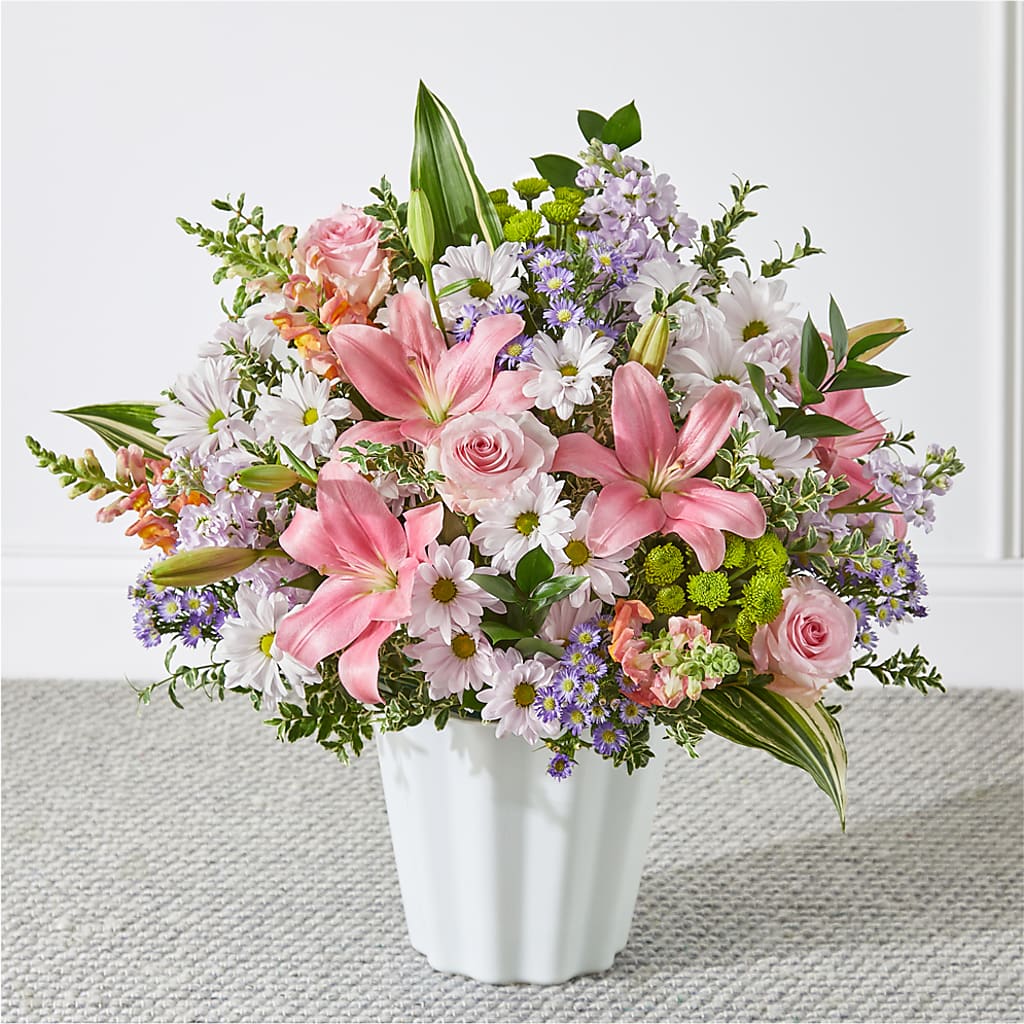 Abundant Compassion Floor Basket – Vidor Florist, Vidor TX
