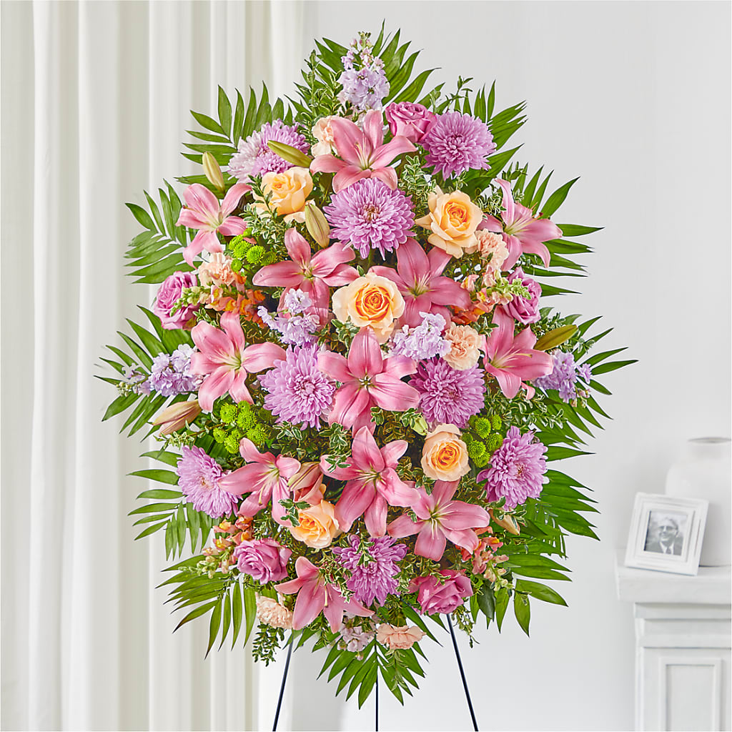 Love & Light Standing Spray – Vidor Florist, Vidor TX