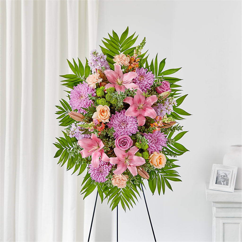 Love & Light Standing Spray – Vidor Florist, Vidor TX
