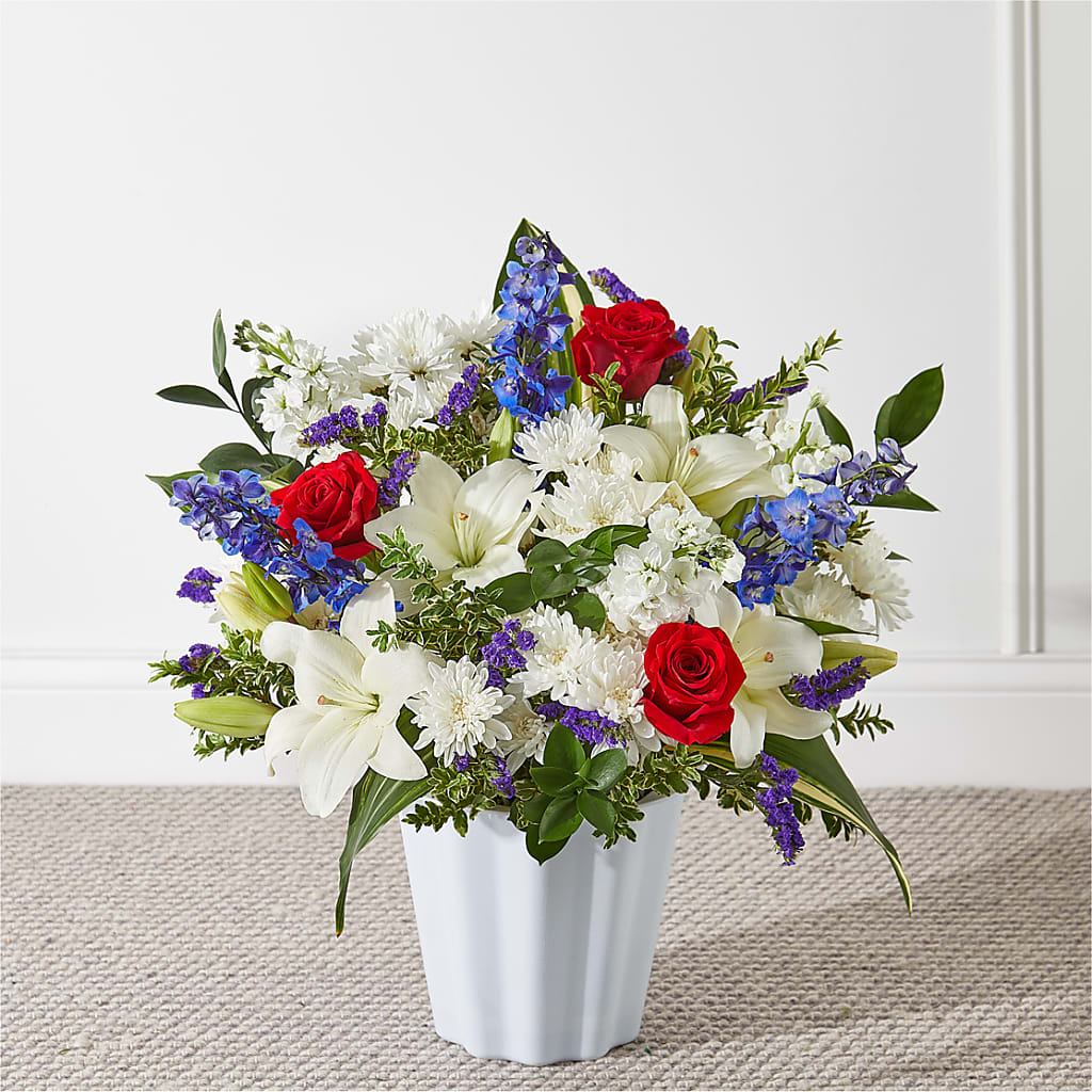 Consoled Floor Basket – Vidor Florist, Vidor TX