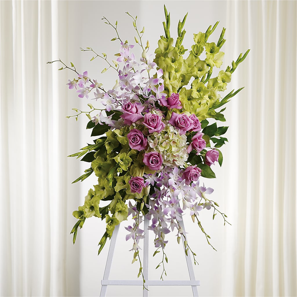 Lasting Legacy Standing Spray – Vidor Florist, Vidor TX