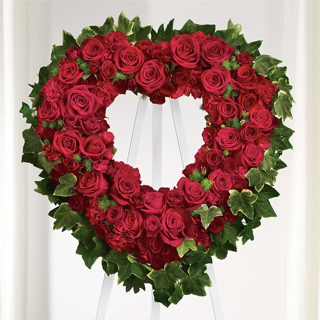 Wholehearted Standing Spray – Vidor Florist, Vidor TX