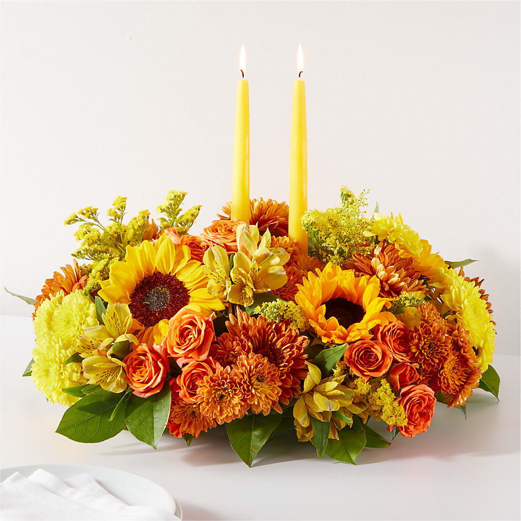 Autumn Harmony Centerpiece – Vidor Florist, Vidor TX