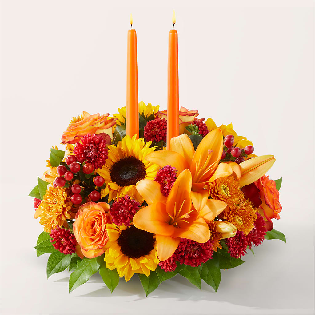 Grateful Centerpiece – Vidor Florist, Vidor TX