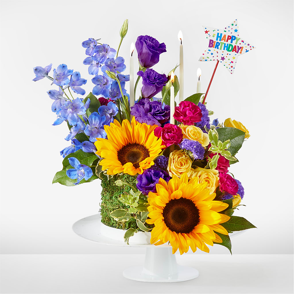 Star of the Day Floral Cake – Vidor Florist, Vidor TX