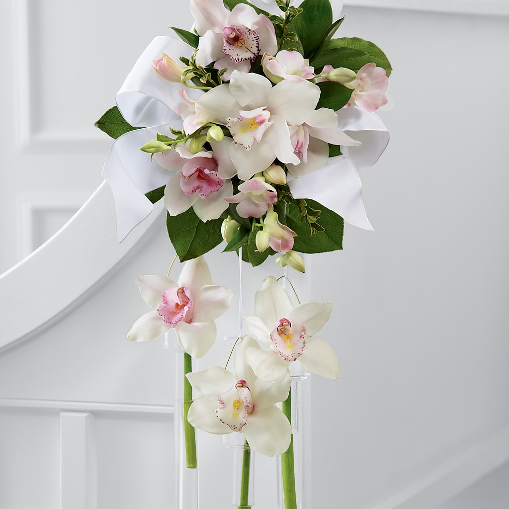 Perfect Entrance Pew Arrangement – Vidor Florist, Vidor TX