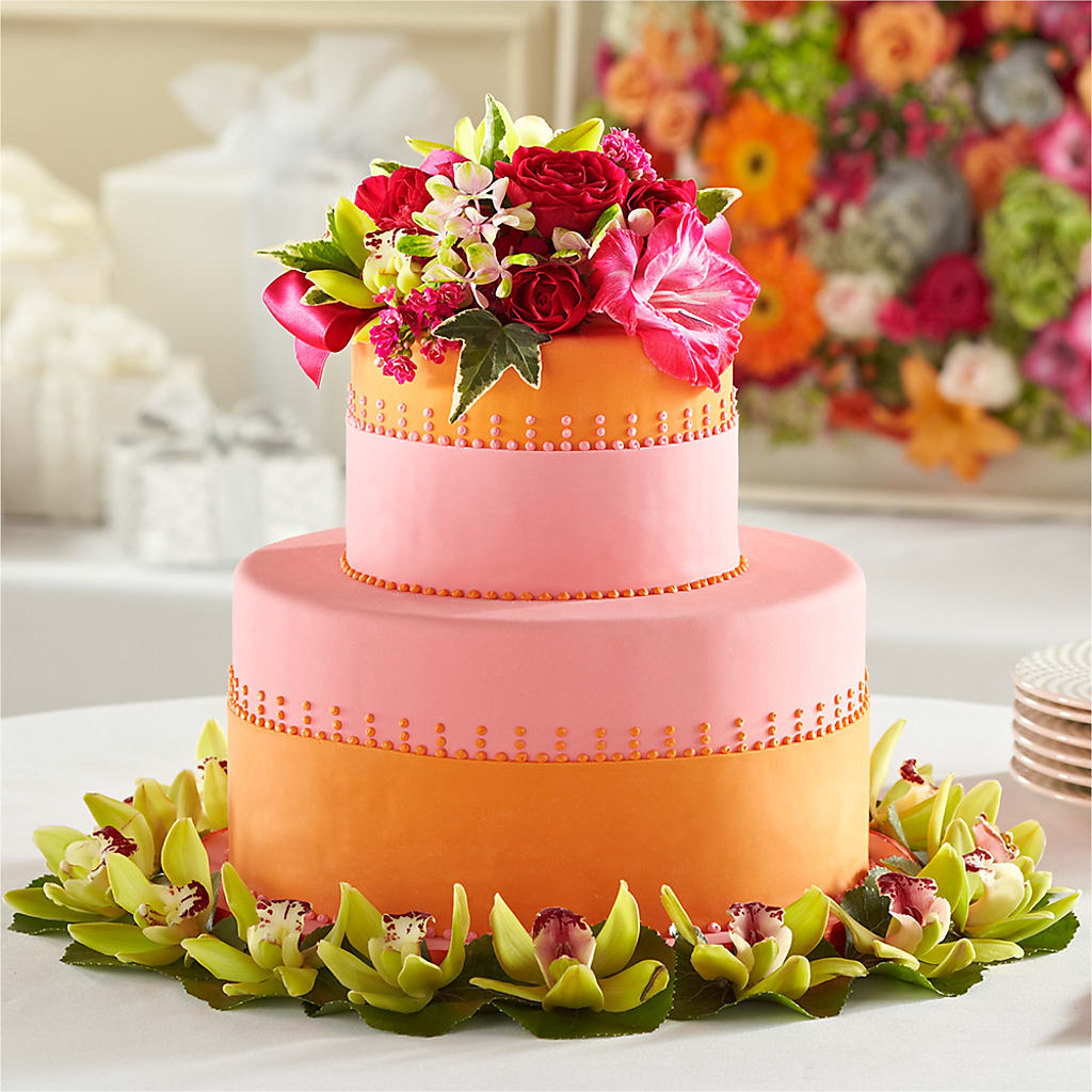 Sweet Citrus Cake Decor – Vidor Florist, Vidor TX