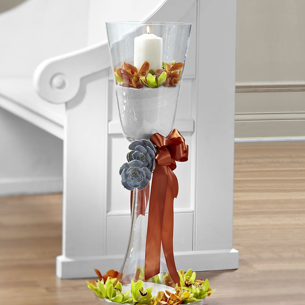 Matrimony Pew Decor – Vidor Florist, Vidor TX
