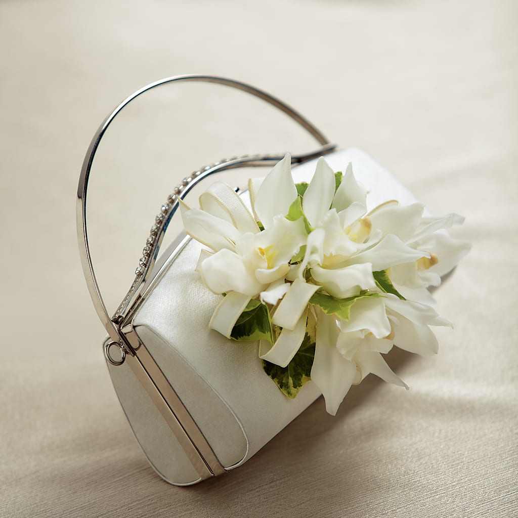 White Purse Decor – Vidor Florist, Vidor TX