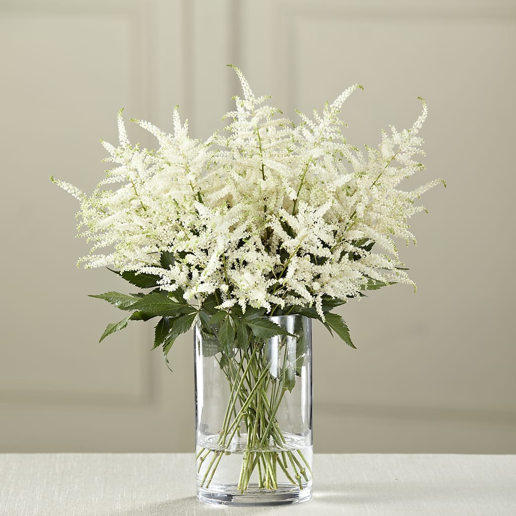 White Astilbe Bouquet – Vidor Florist, Vidor TX