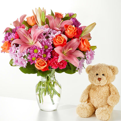 One and Only Bouquet and Bear Bundle –  Vidor Florist, Vidor TX