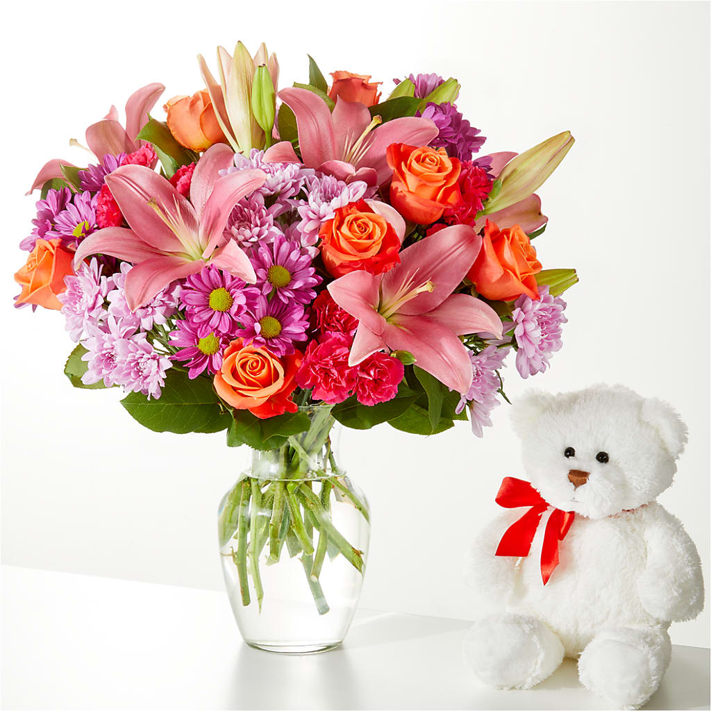 One and Only Bouquet and Bear Bundle –  Vidor Florist, Vidor TX