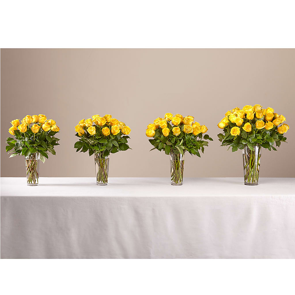 Long Stem Yellow Rose Bouquet –  Vidor Florist, Vidor TX