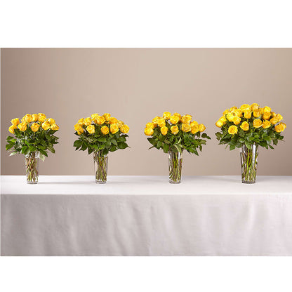 Long Stem Yellow Rose Bouquet –  Vidor Florist, Vidor TX